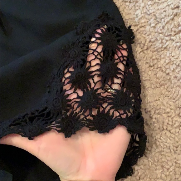 High waisted souci shorts with lace side - Picture 2 of 3